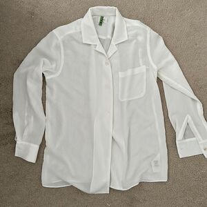 Aritzia Wilfred XXS New White buttondown